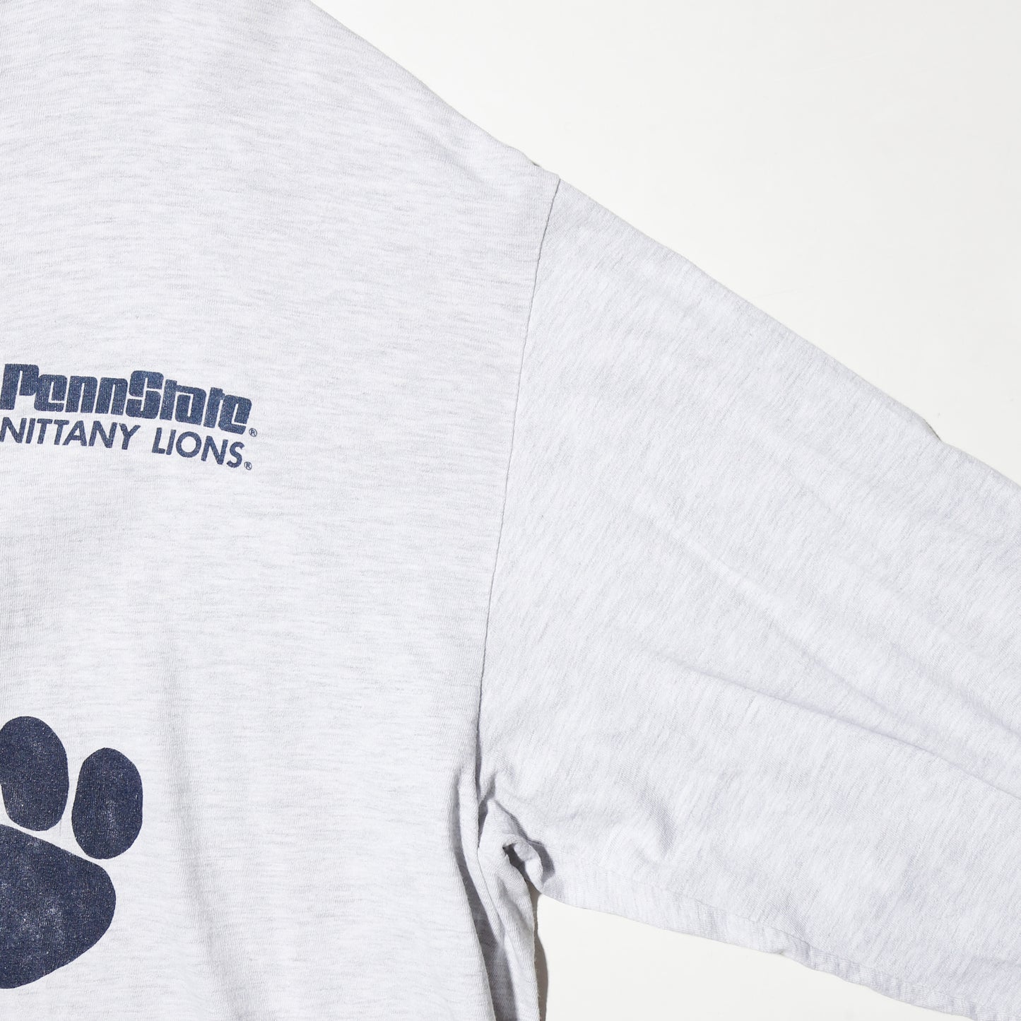 vintage 90's penn state nittany lions paw prints l/s t-shirt