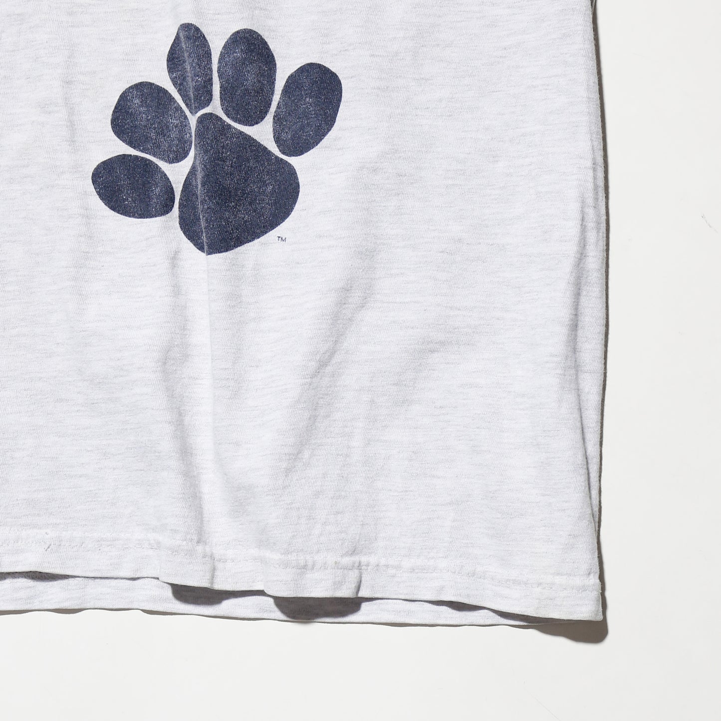 vintage 90's penn state nittany lions paw prints l/s t-shirt