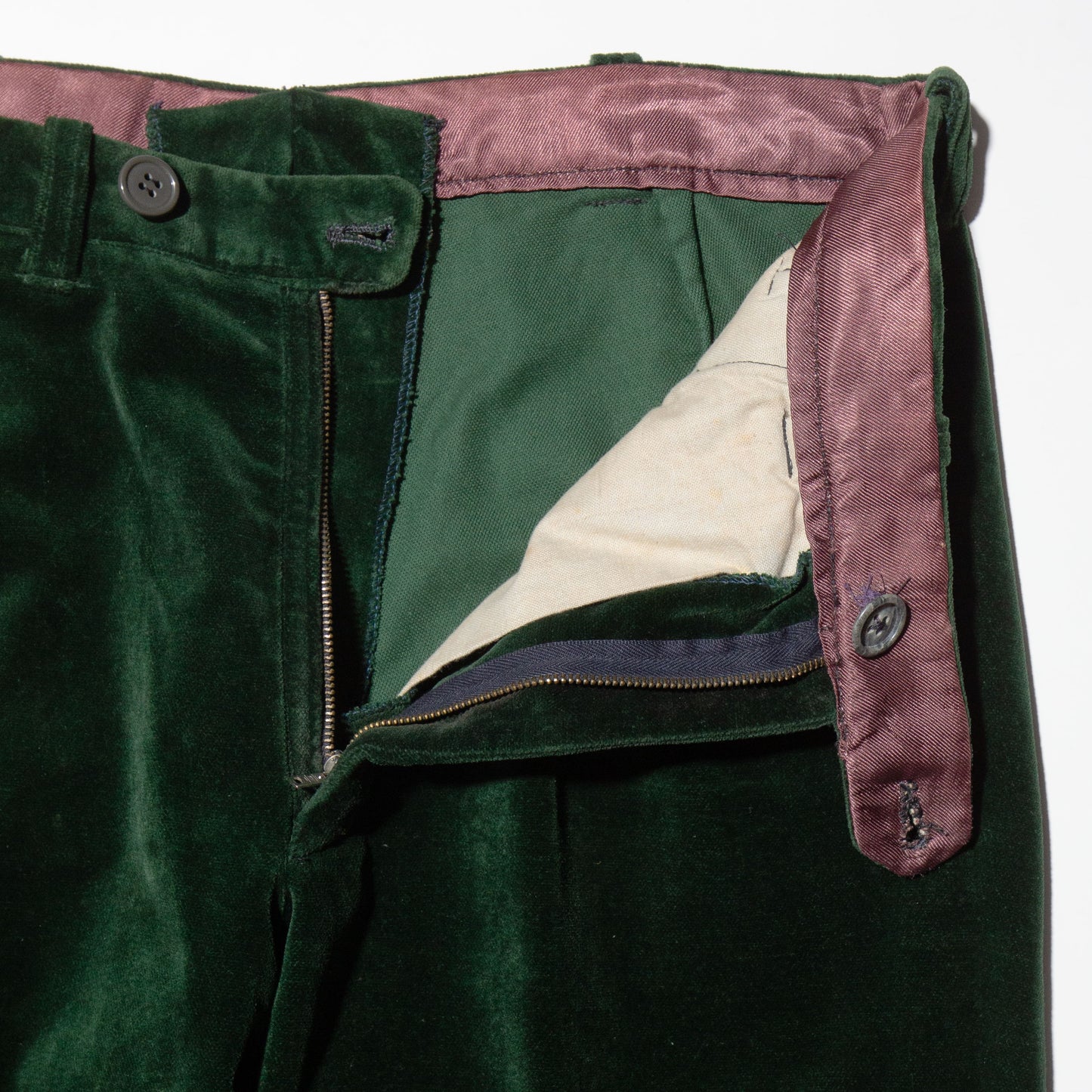 vintage 70's velvet slacks