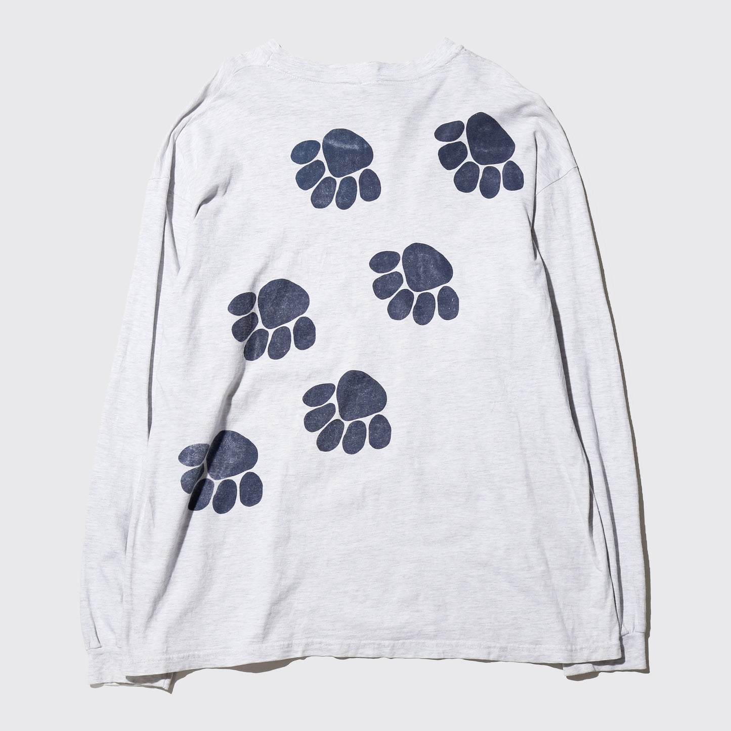 vintage 90's penn state nittany lions paw prints l/s t-shirt
