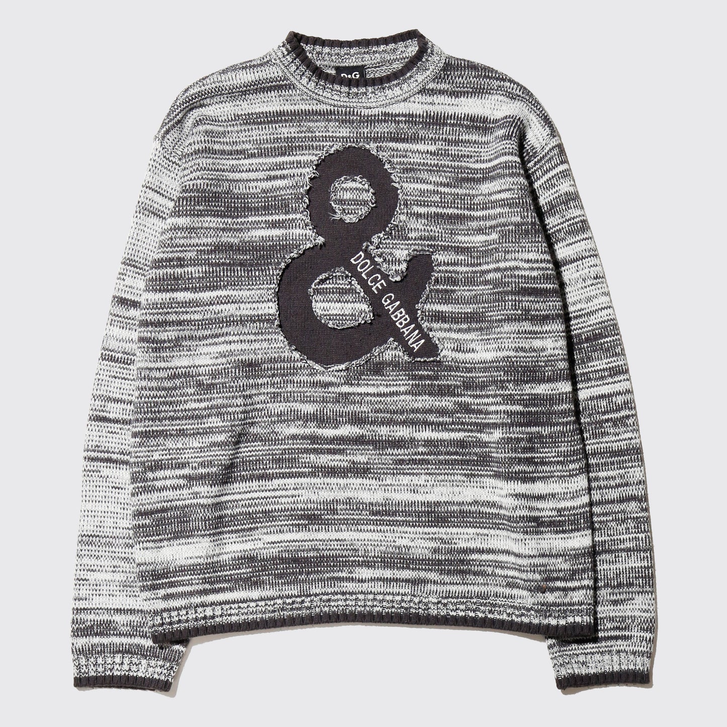 vintage 00's Dolce & Gabbana ampersand melange sweater