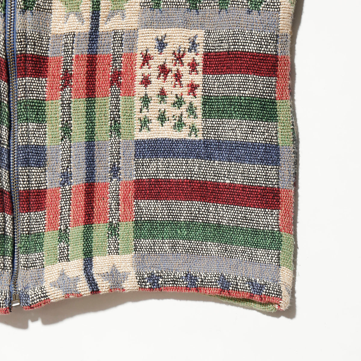 vintage cropped star tapestry jacket