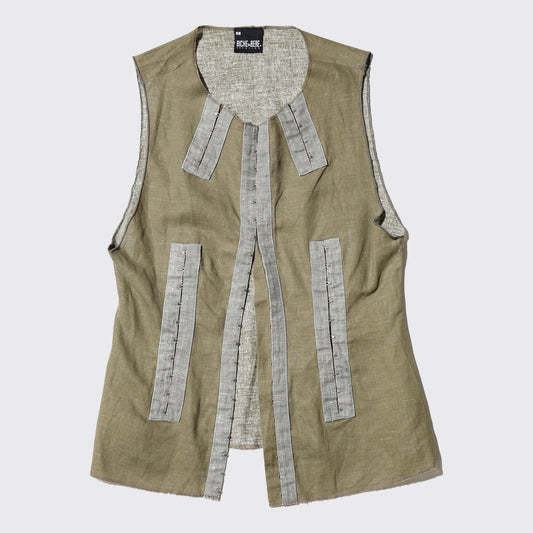 vintage euro hooked torso vest