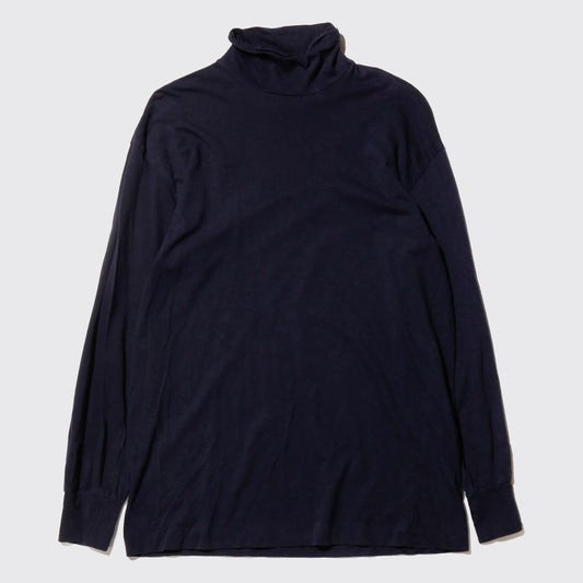 vintage 90's Comme des Garçons HOMME PLUS turtle neck l/s cut sew