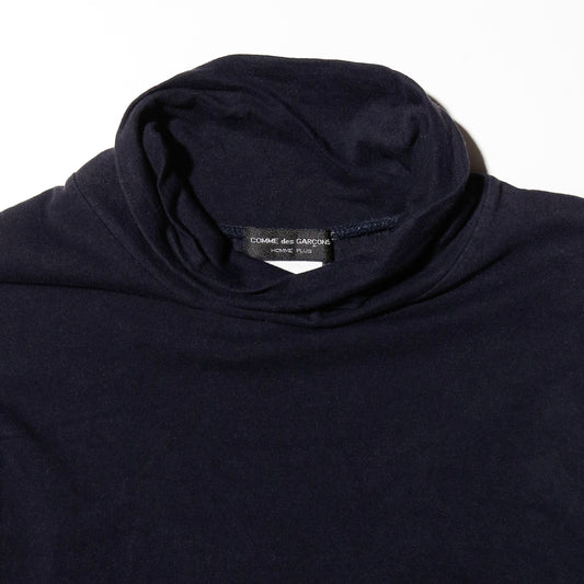 vintage 90's Comme des Garçons HOMME PLUS turtle neck l/s cut sew