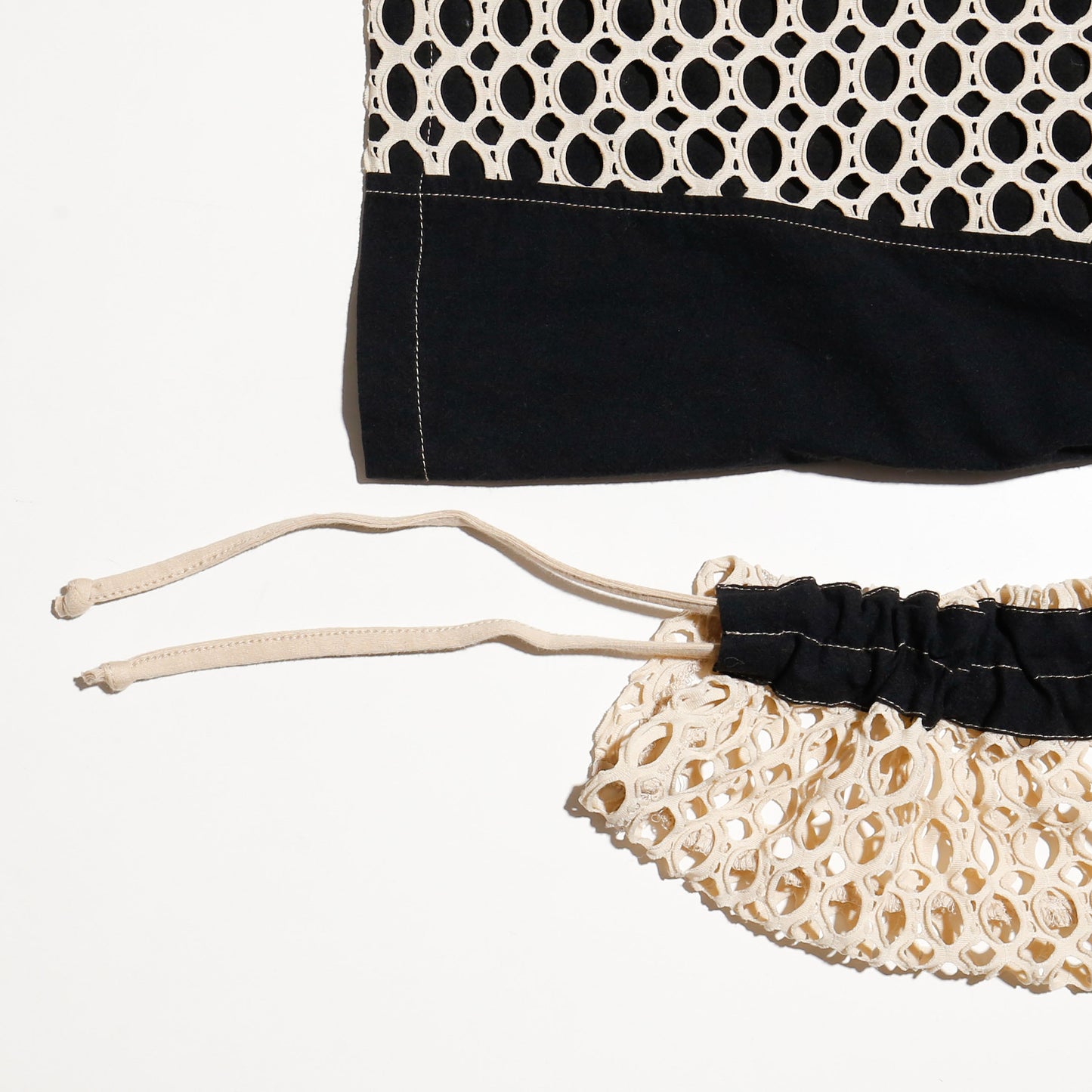 vintage mesh hybrid trucker jacket