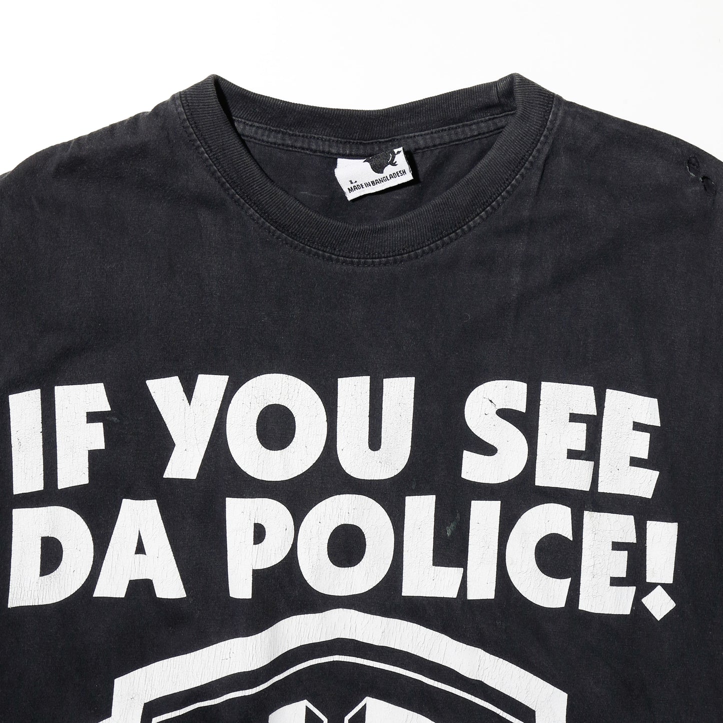 vintage "if you see da police!" n/s t-shirts