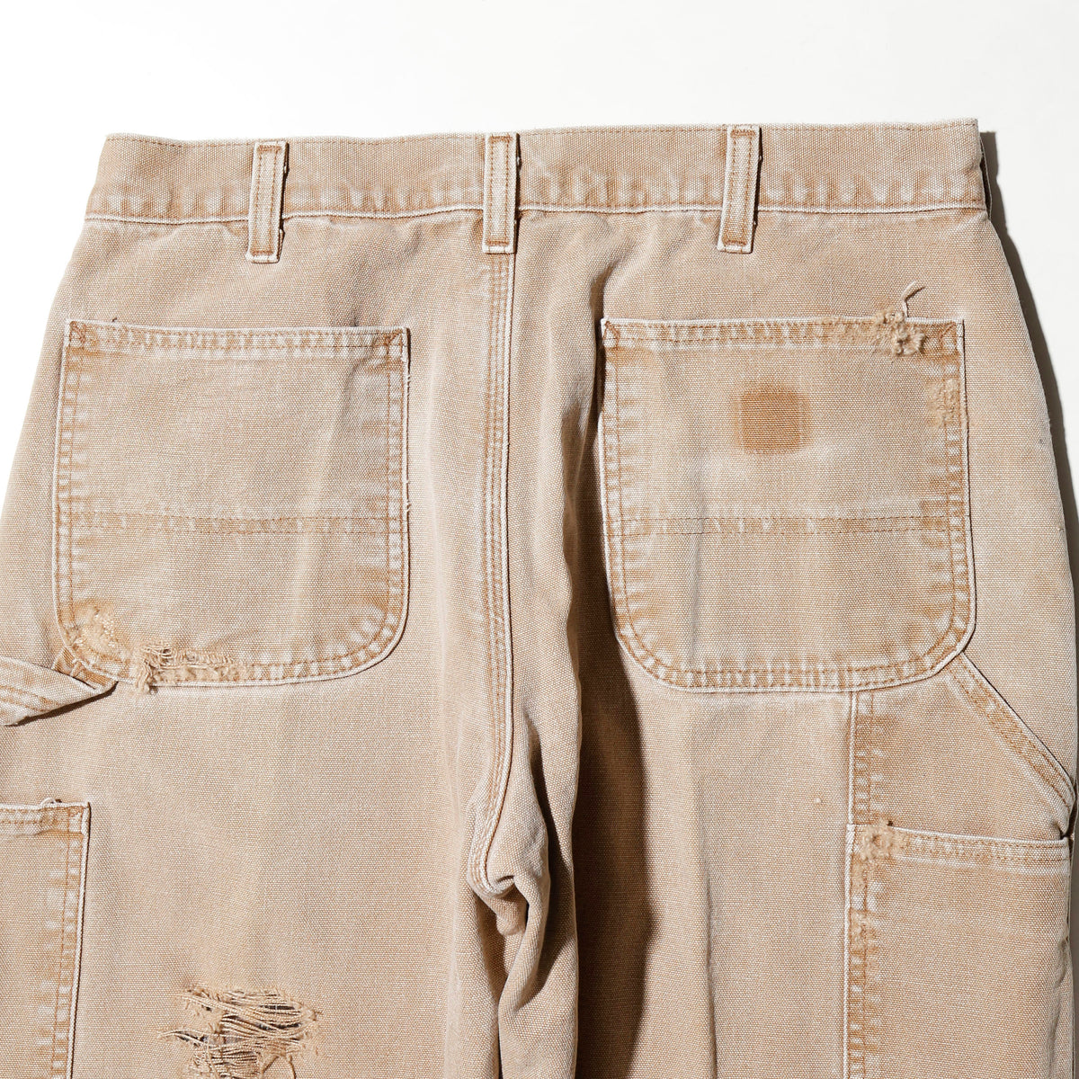 *one-off crash painter pants,with check liner