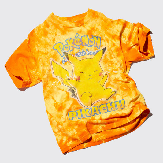vintage 1999's Pikachu tie dye t-shirt