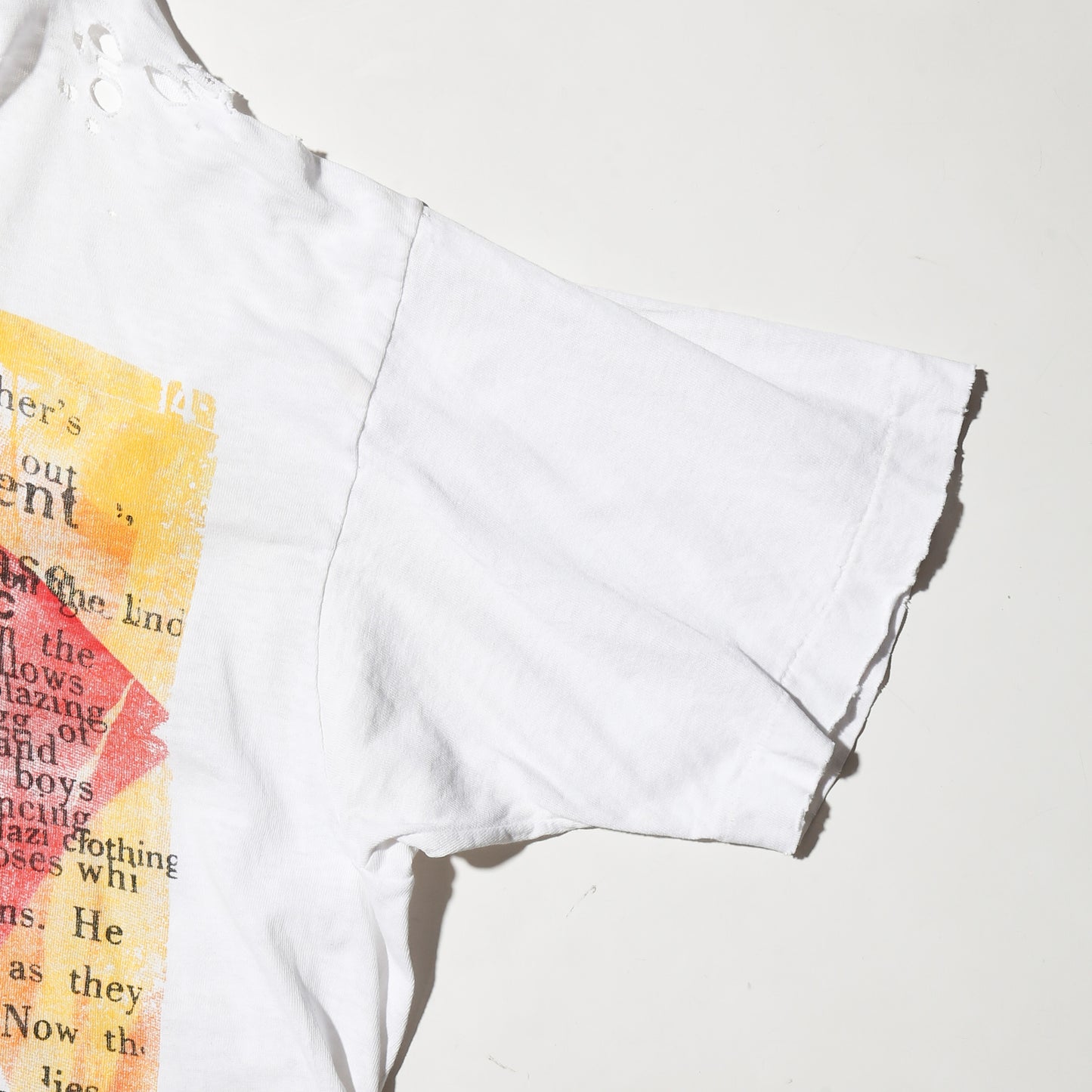 vintage 90's Don Rock "William S. Burroughs" broken t-shirt