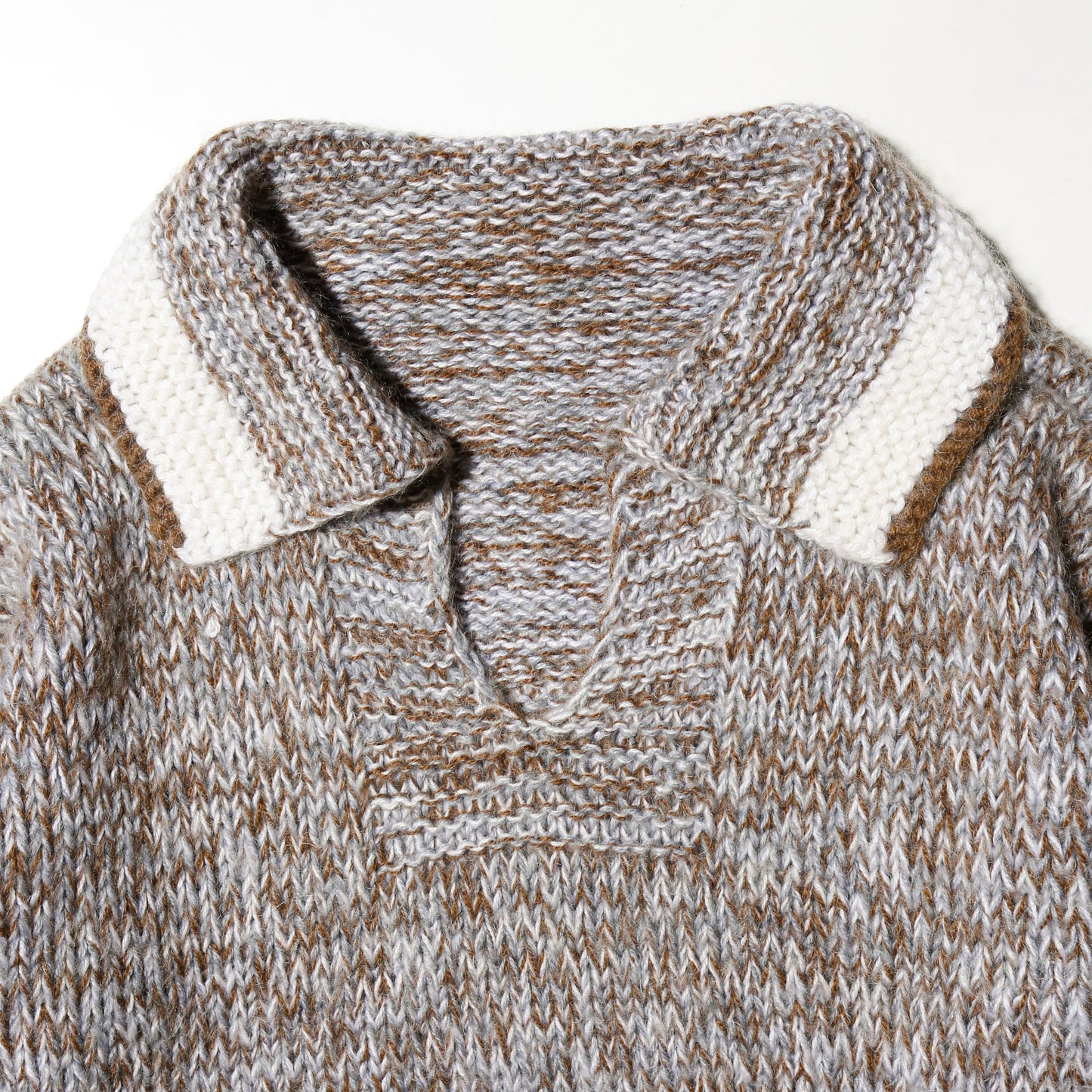 vintage chunky hand knit sweater