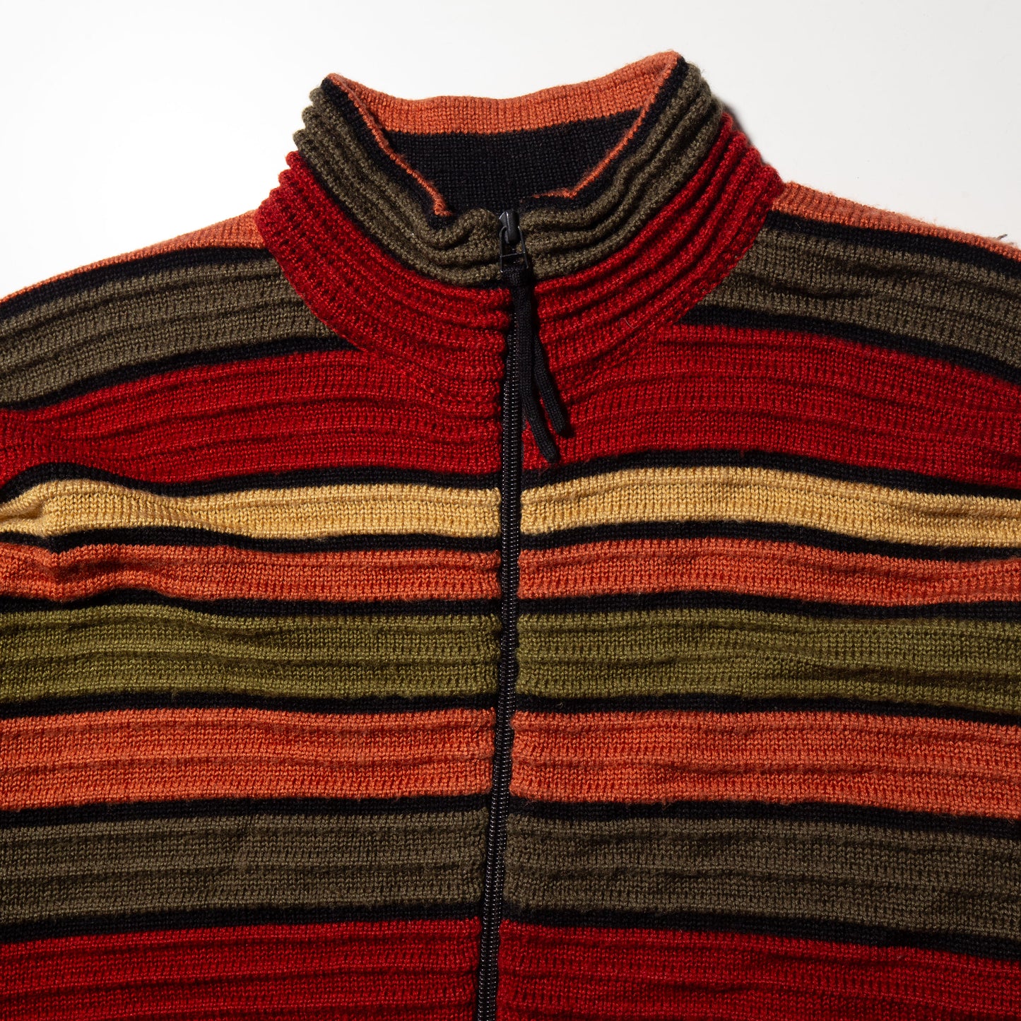 vintage wide border knit jacket