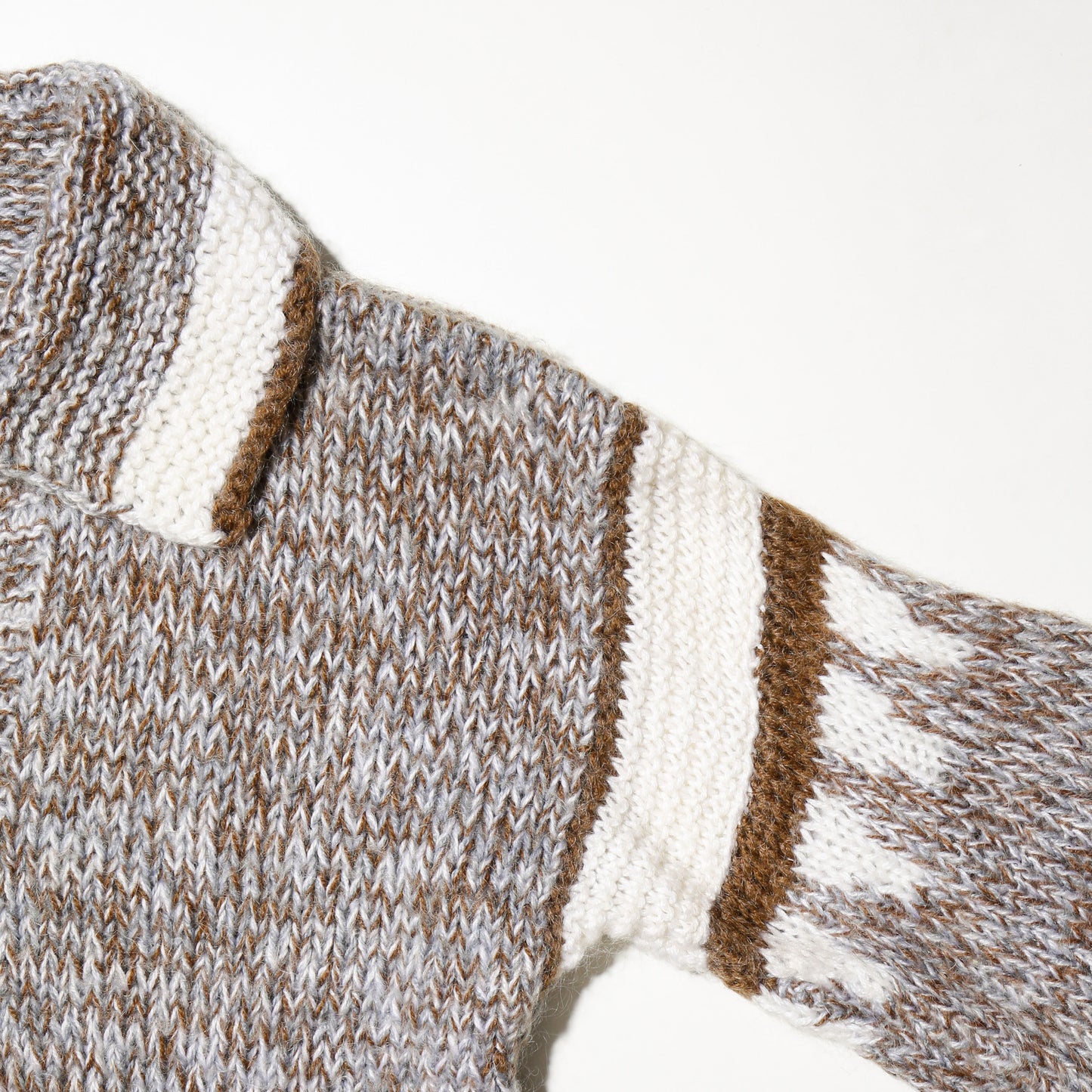 vintage chunky hand knit sweater