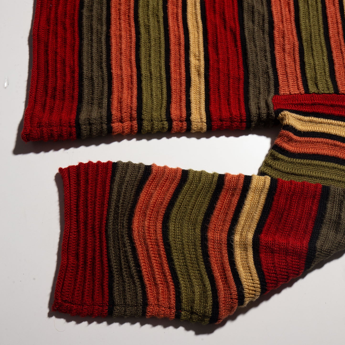 vintage wide border knit jacket