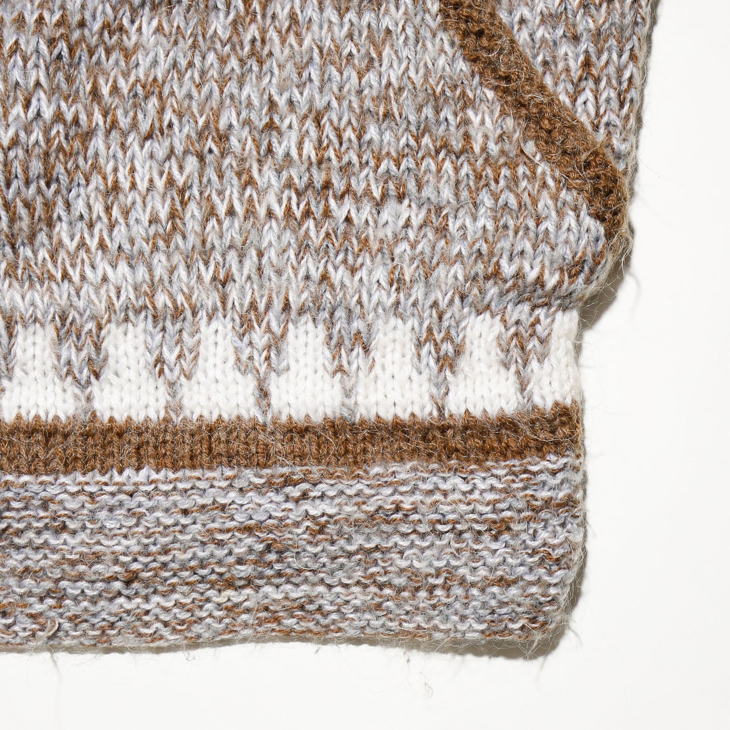 vintage chunky hand knit sweater