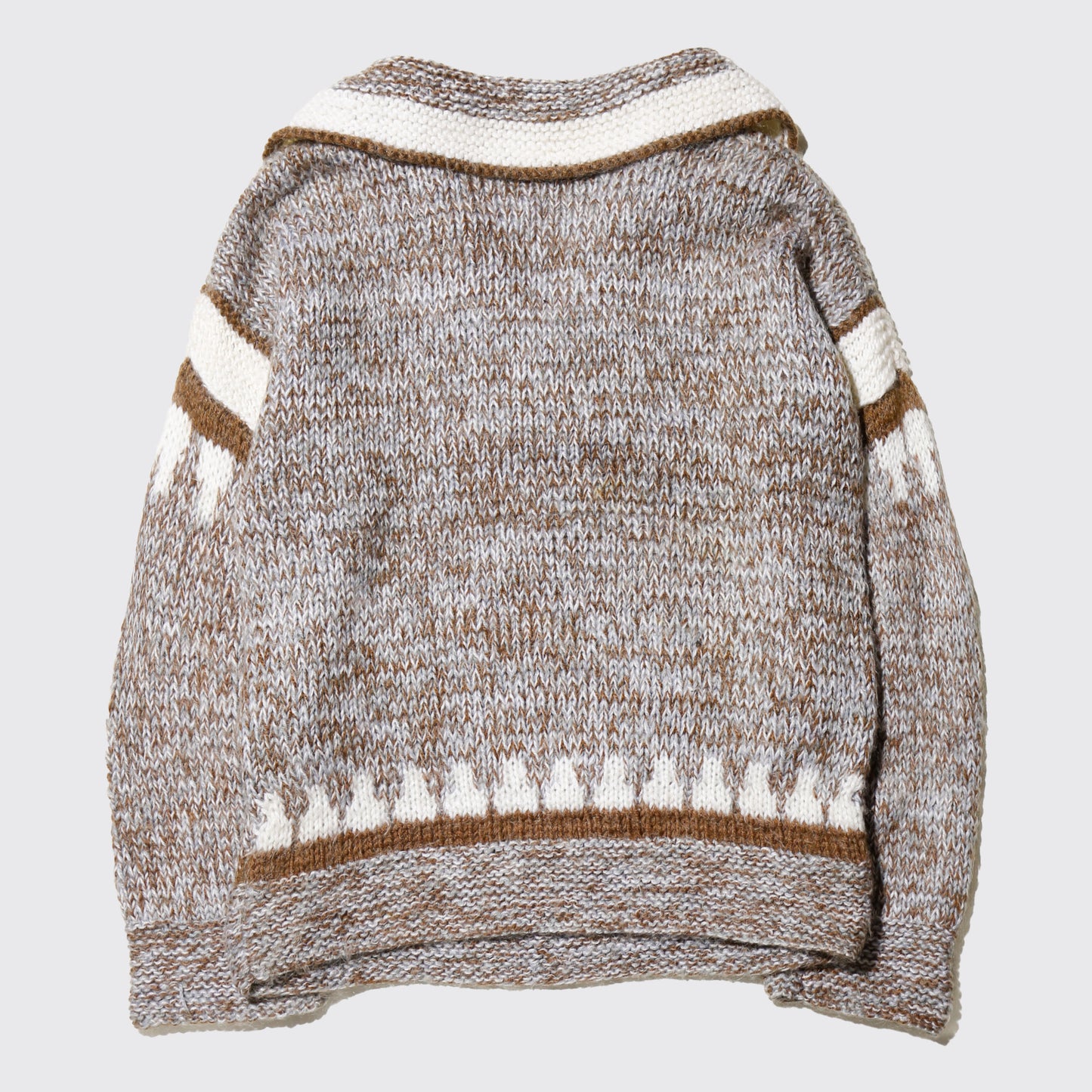 vintage chunky hand knit sweater