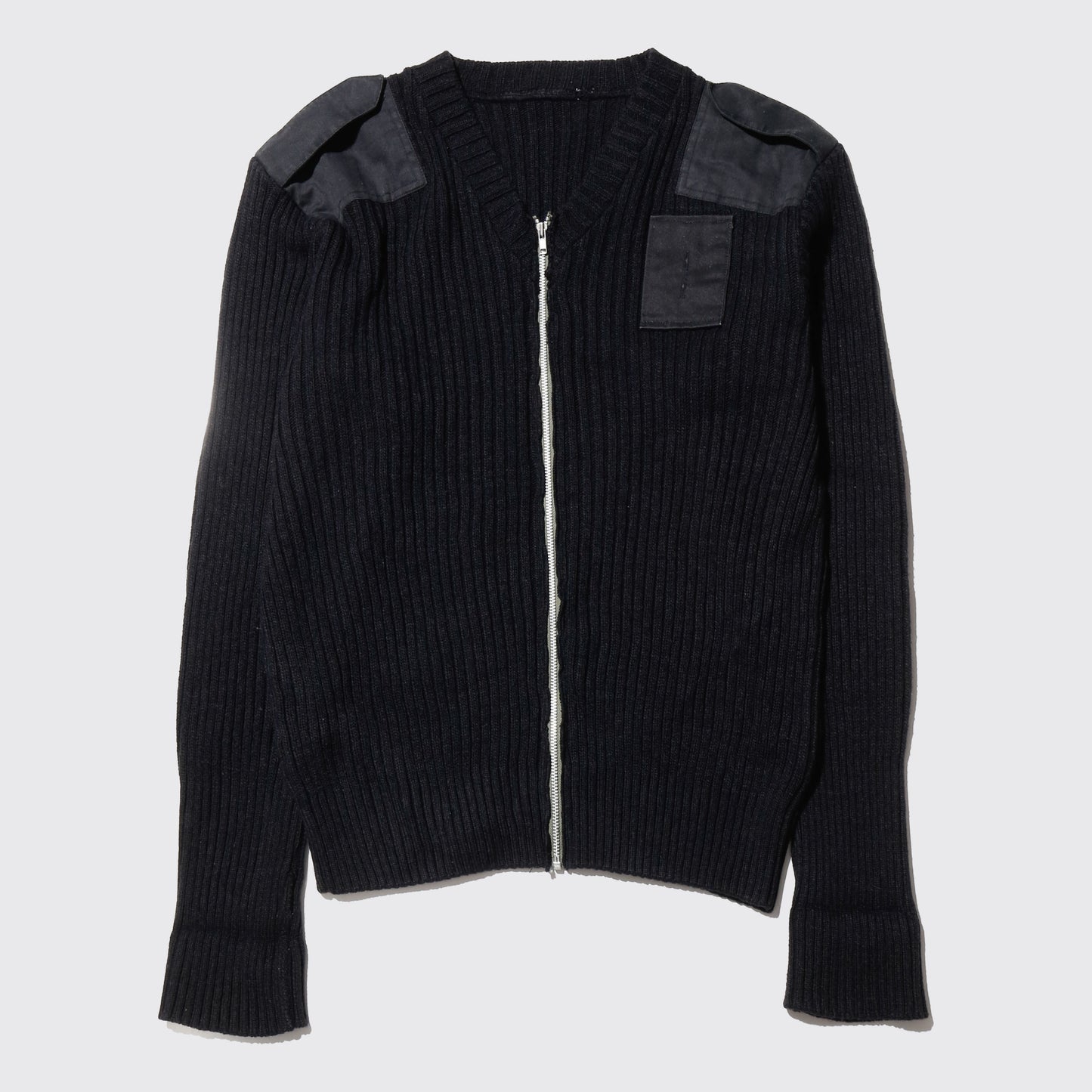 vintage commando zip cardigan