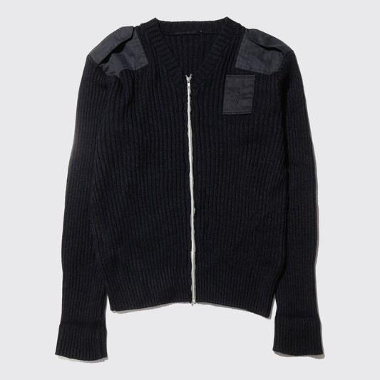 vintage commando zip cardigan