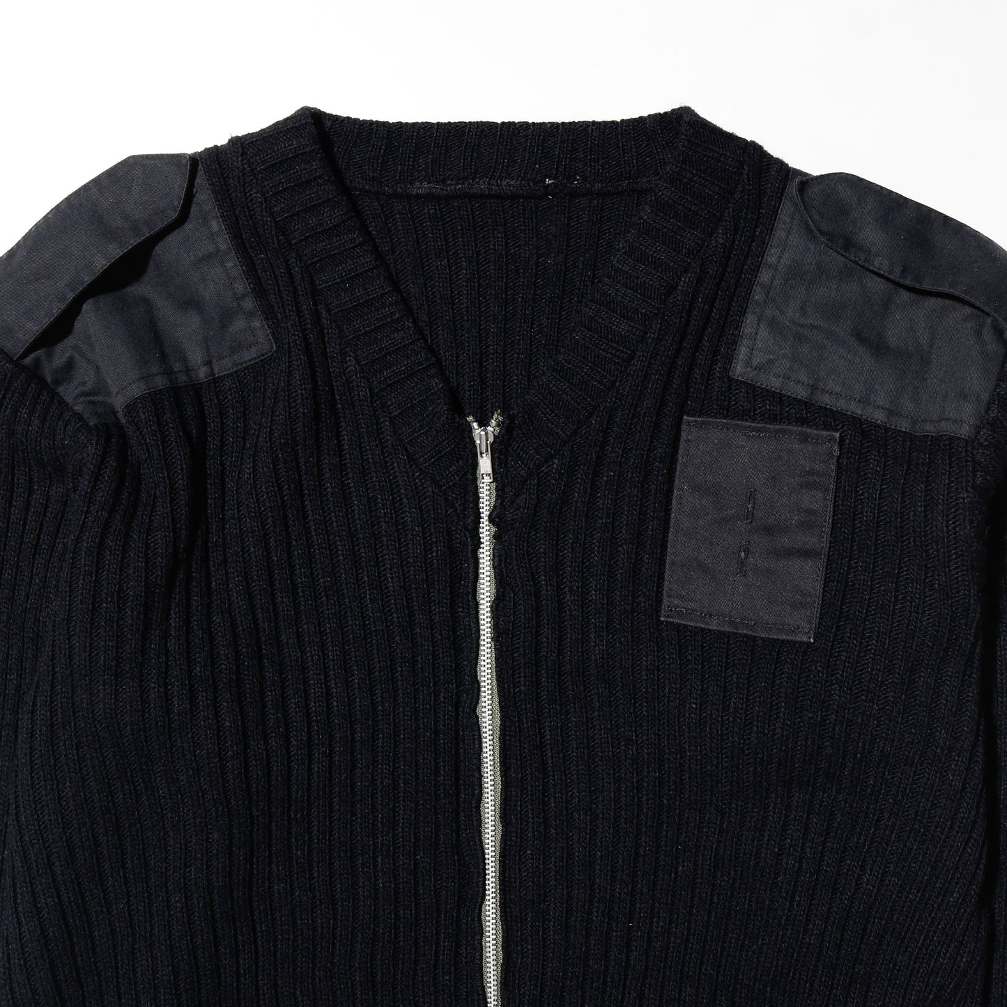 vintage commando zip cardigan