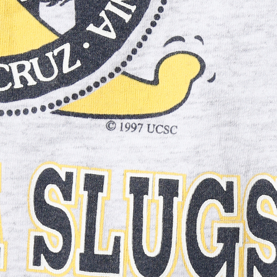 vintage 1997's UC Santa Cruz Banana Slugs t-shirt