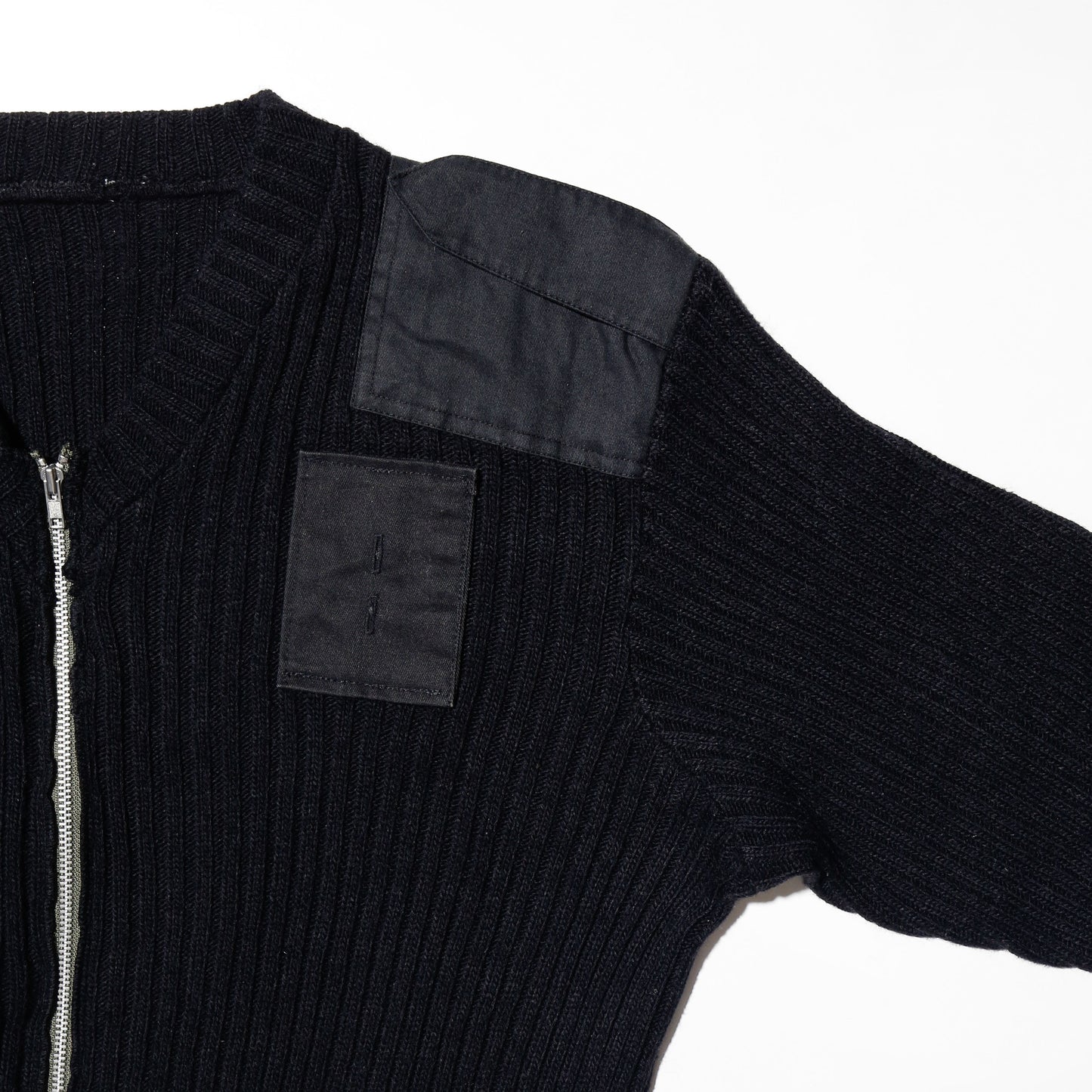 vintage commando zip cardigan