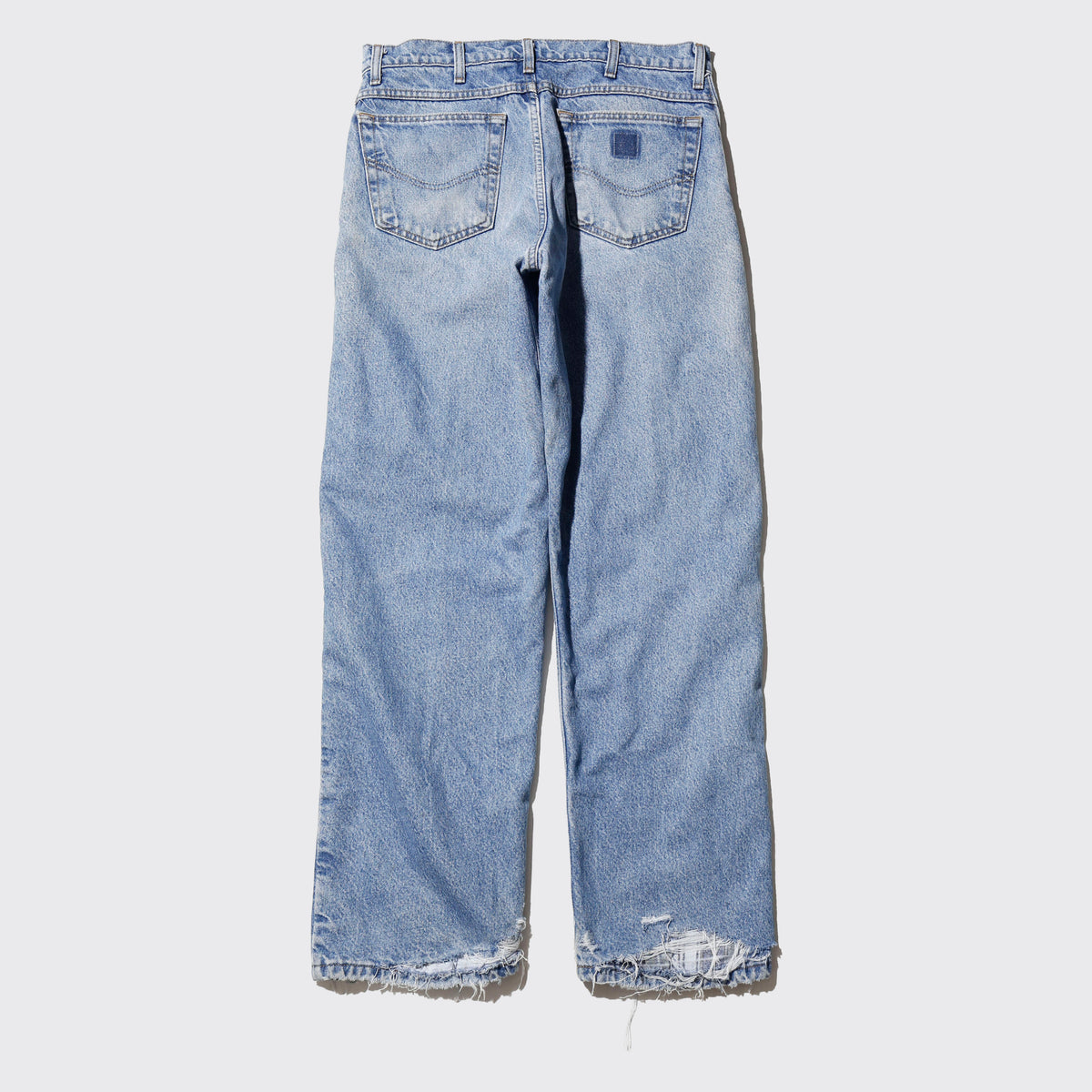 *one-off crash baggy jeans, with check liner