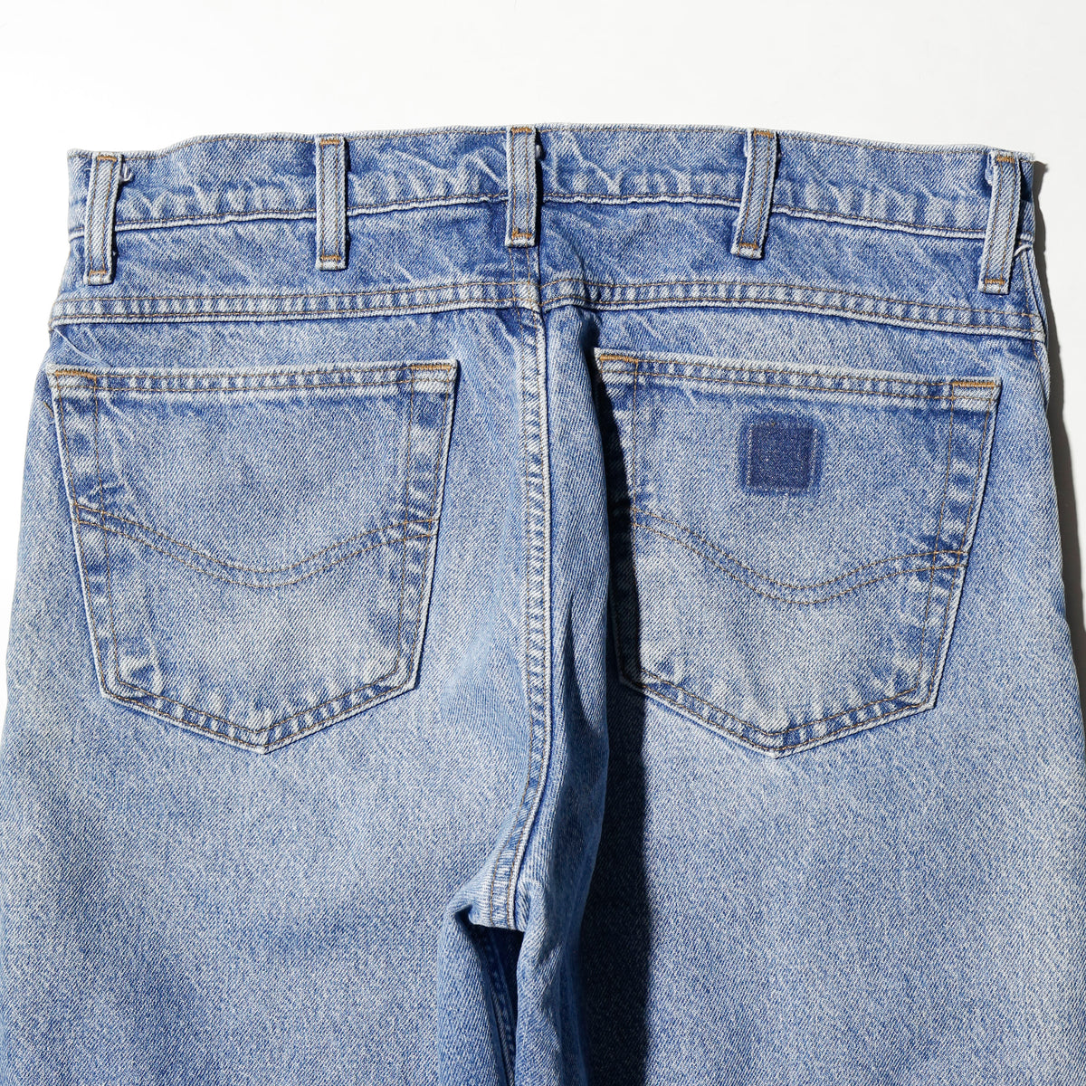 *one-off crash baggy jeans, with check liner