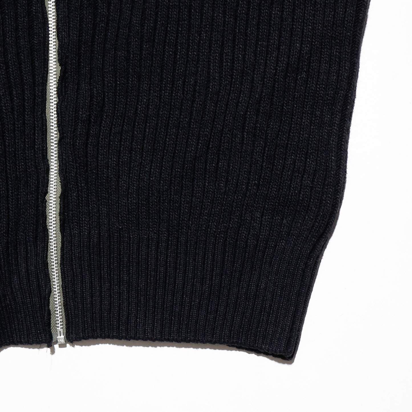 vintage commando zip cardigan