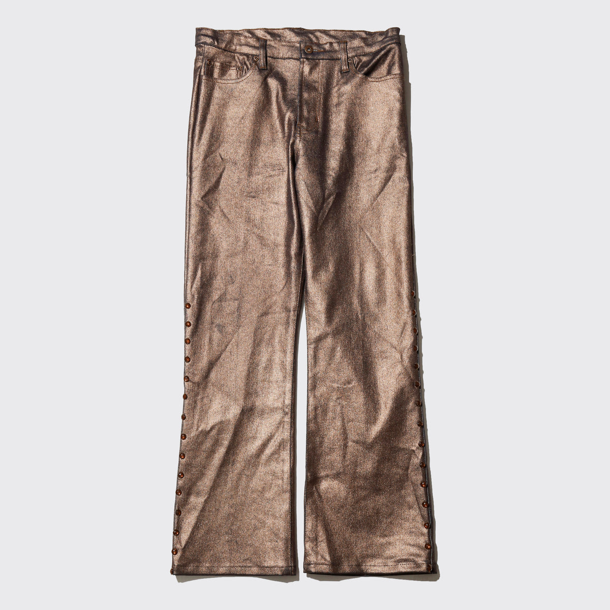 vintage side bijou copper trousers