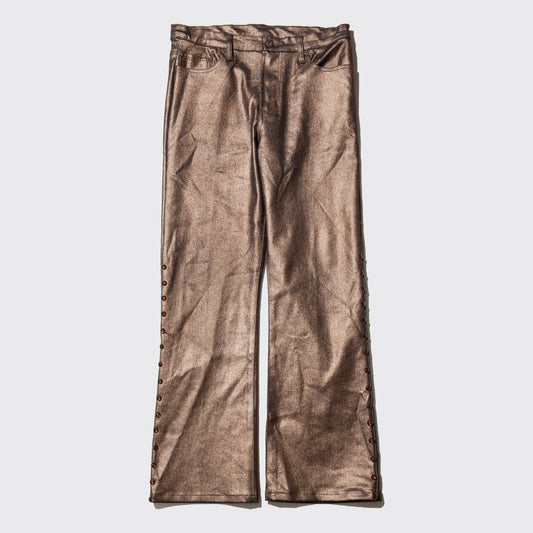 vintage side bijou copper trousers