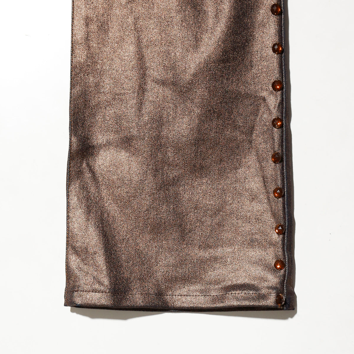 vintage side bijou copper trousers
