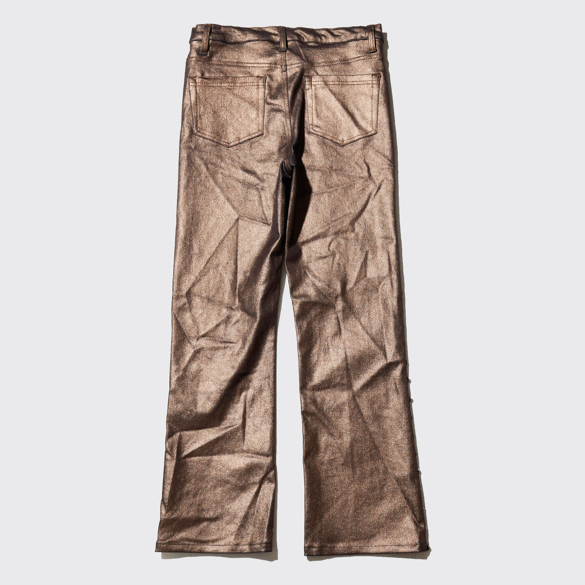 vintage side bijou copper trousers
