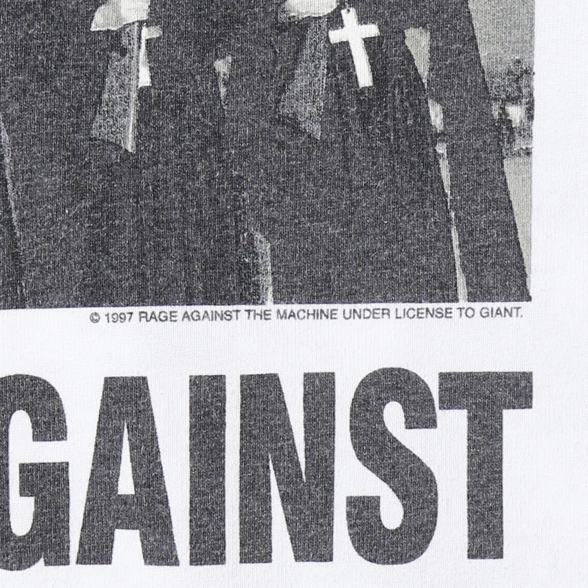 early00's Rage Against The Machine "nuns and guns" t-shirt, *©1997 *body-giant