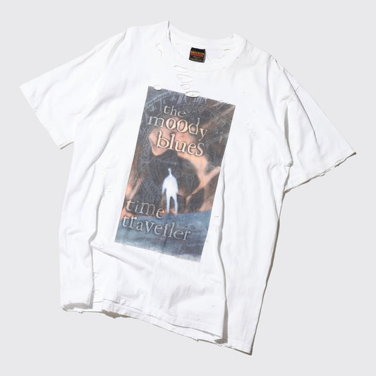 vintage 1995's The moody blues "Time ravelers tour" broken t-shirt