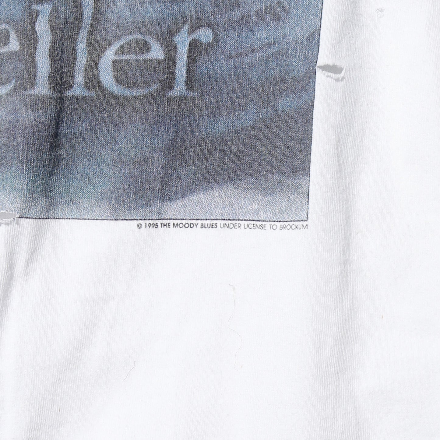vintage 1995's The moody blues "Time ravelers tour" broken t-shirt