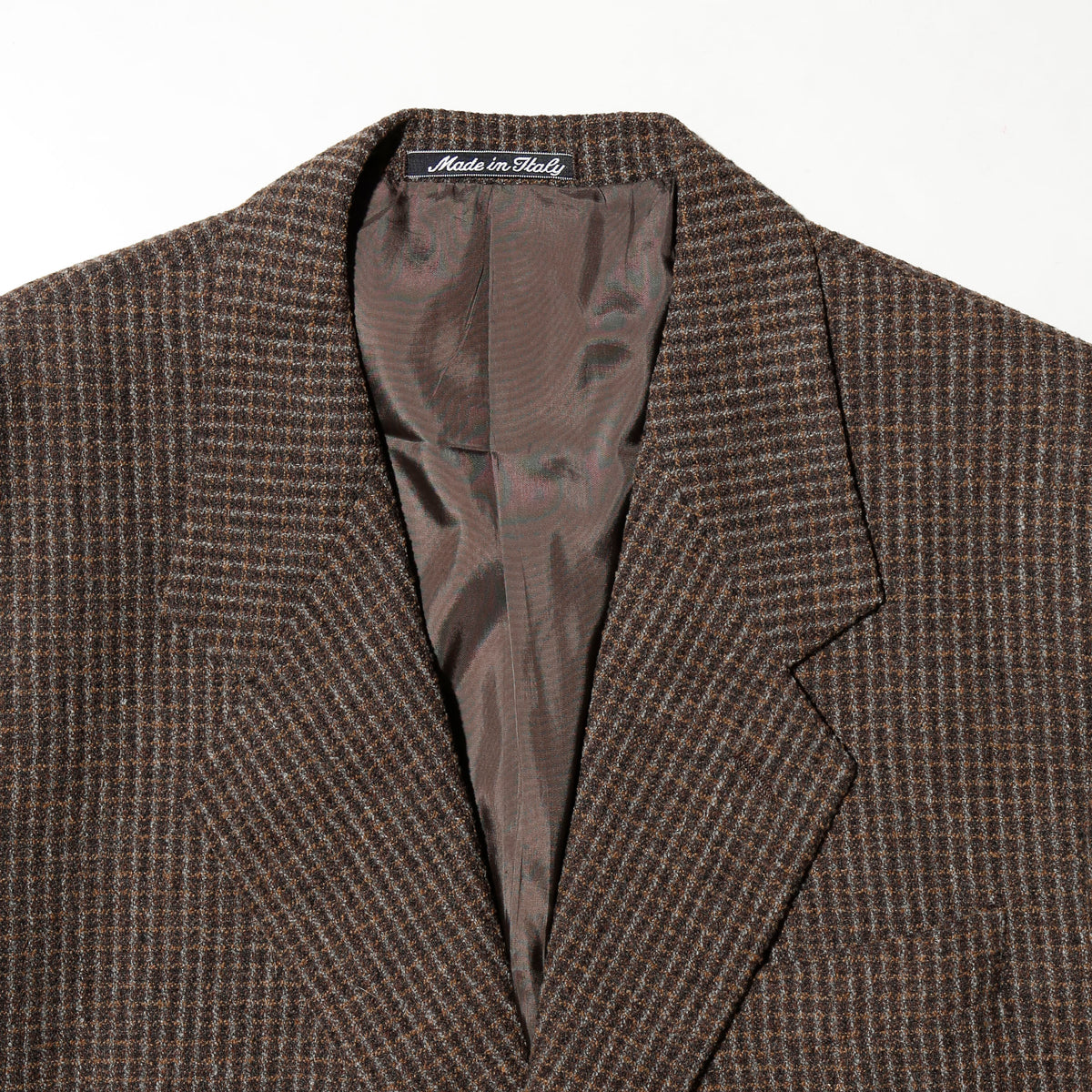 vintage 80's Giorgio Armani check single tailored jacket