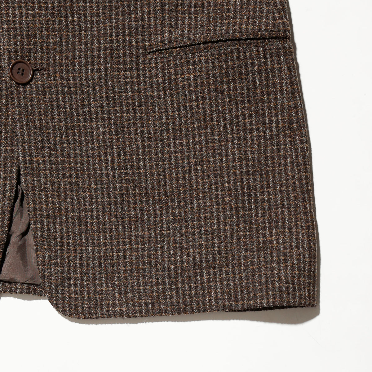 vintage 80's Giorgio Armani check single tailored jacket