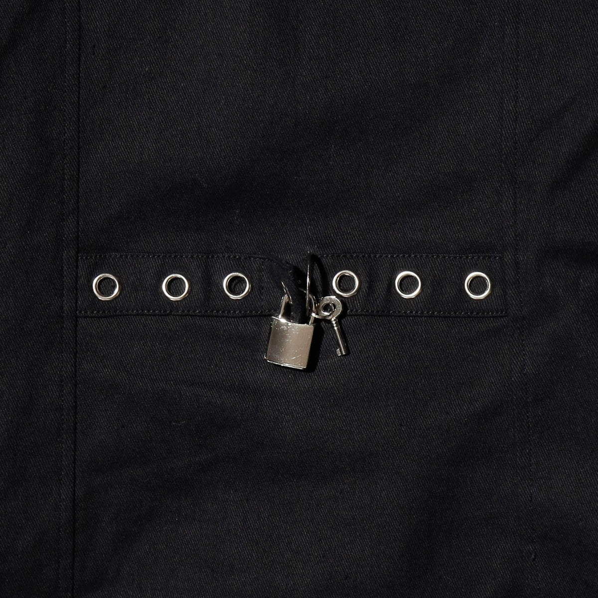 vintage padlock straitjacket