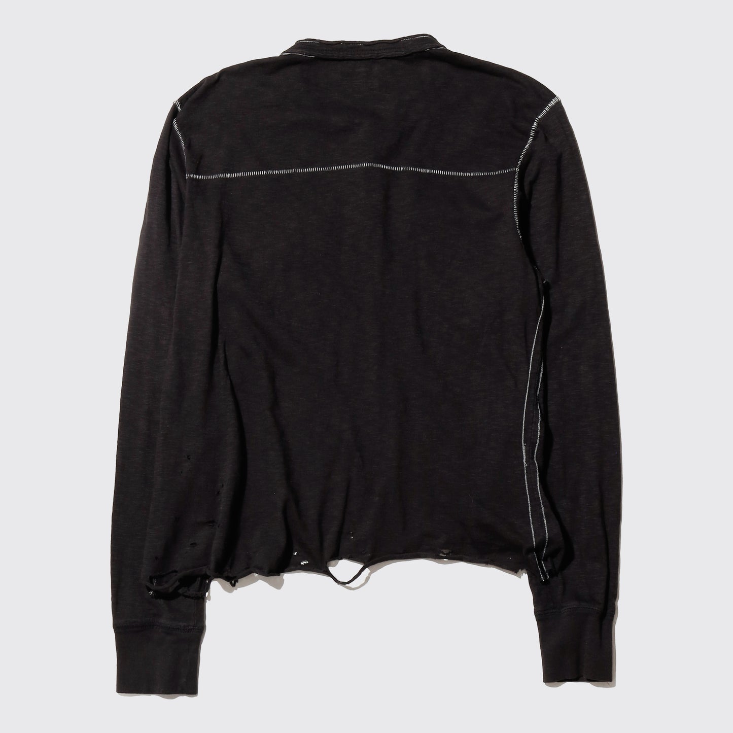 *one-off broken henry neck cut sew