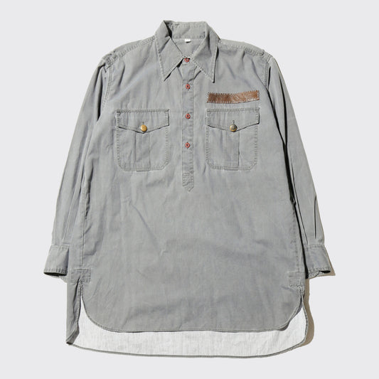vintage military cotton grandpa shirt