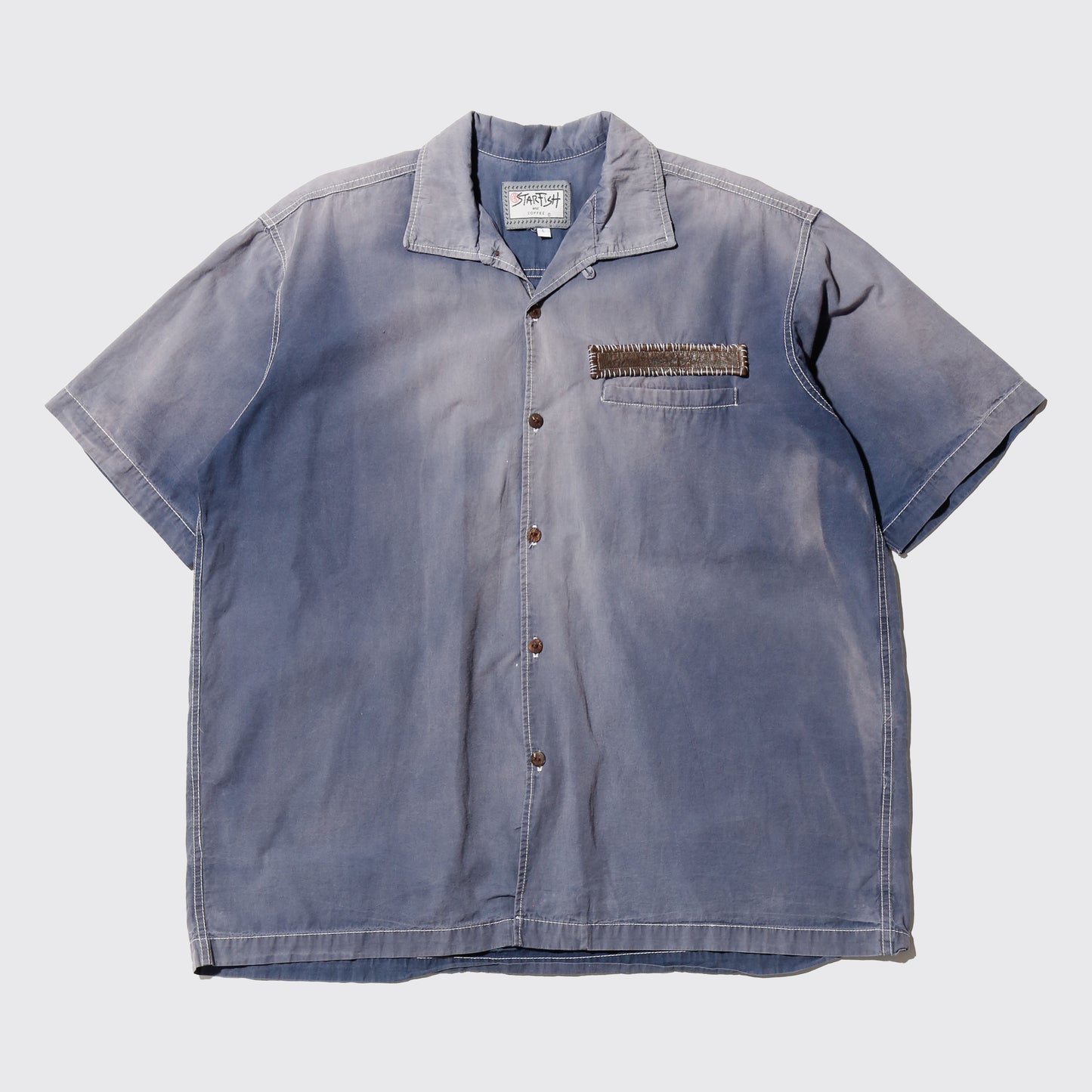 vintage acid cotton surf shirt
