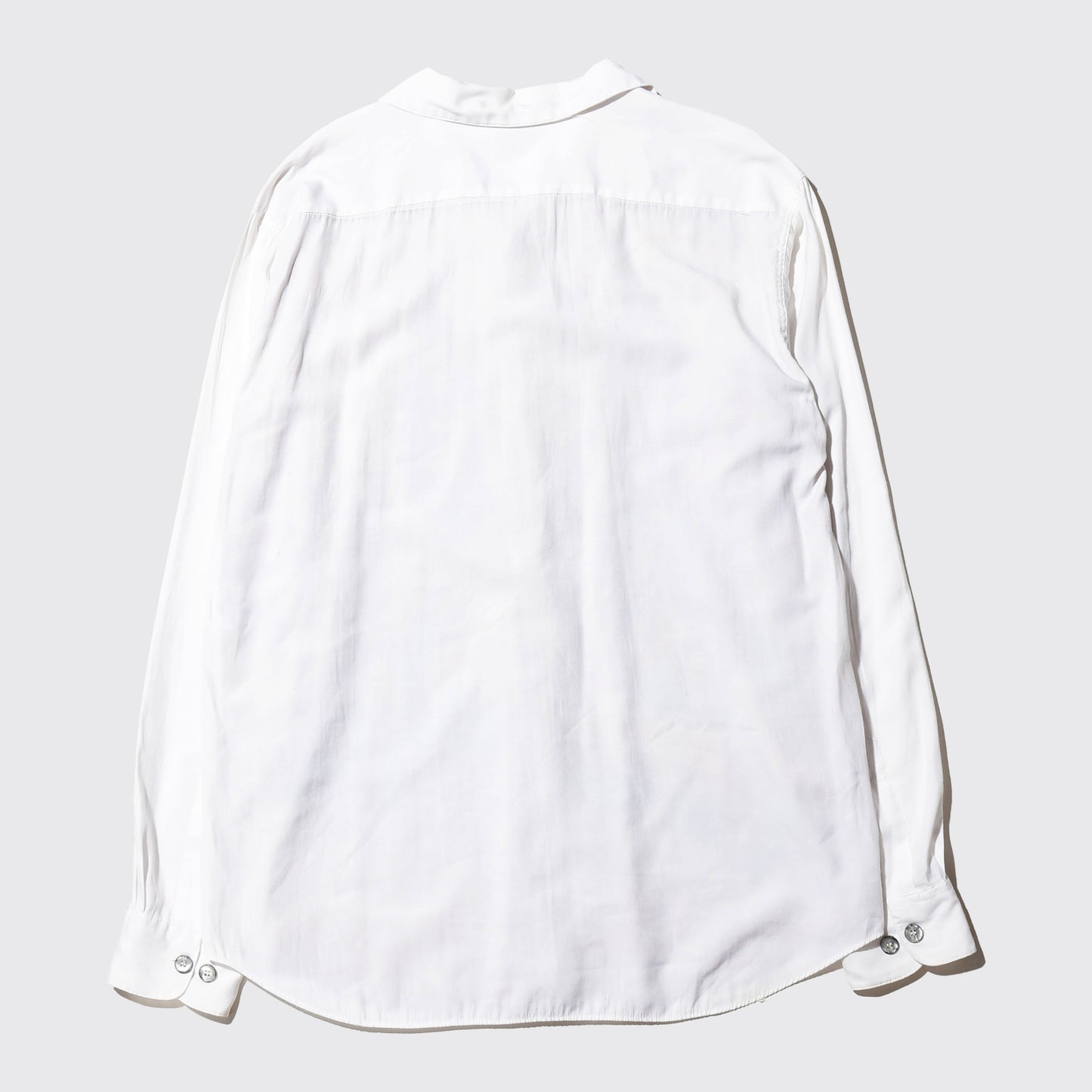 vintage art figure rayon open collar shirt