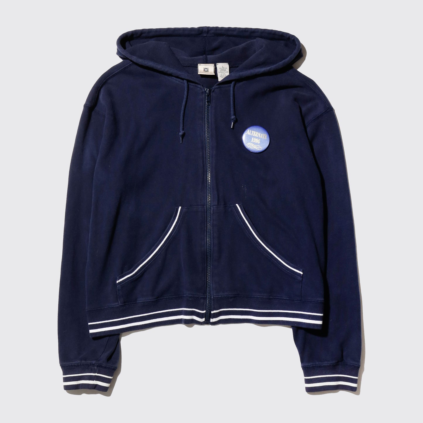 vintage "alternate1996" cropped truck hoodie