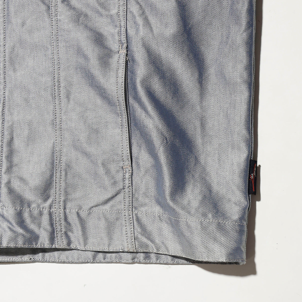 vintage 90's 2pac collection by j.c design metalic baggy trucker jacket