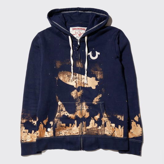 *one-off "the world is yours" hand screen hoodie