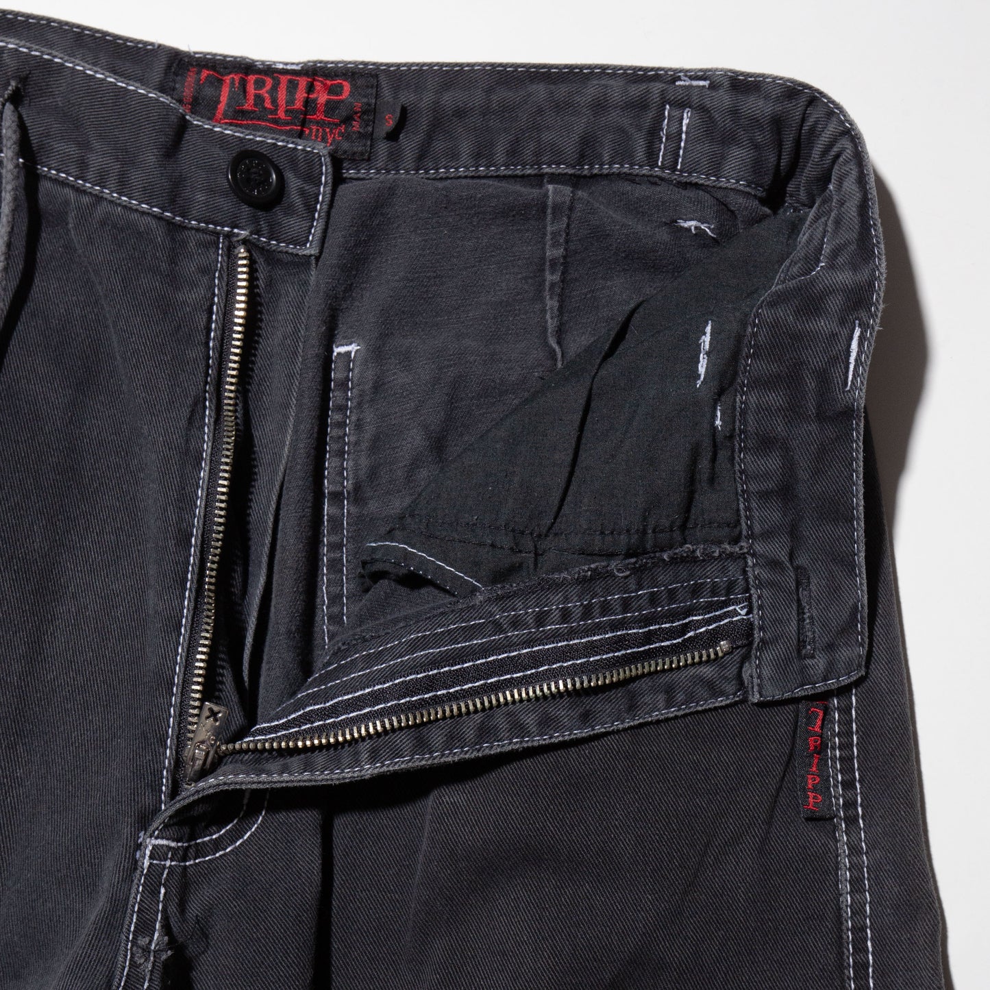 vintage tripp nyc chain bondage trousers , detachable
