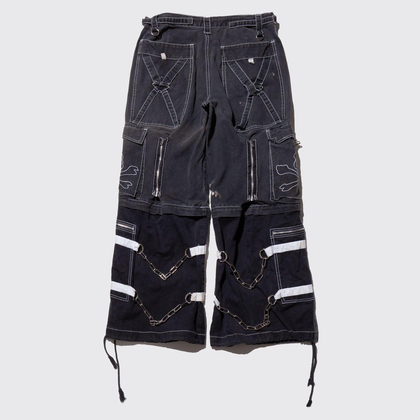 vintage tripp nyc chain bondage trousers , detachable