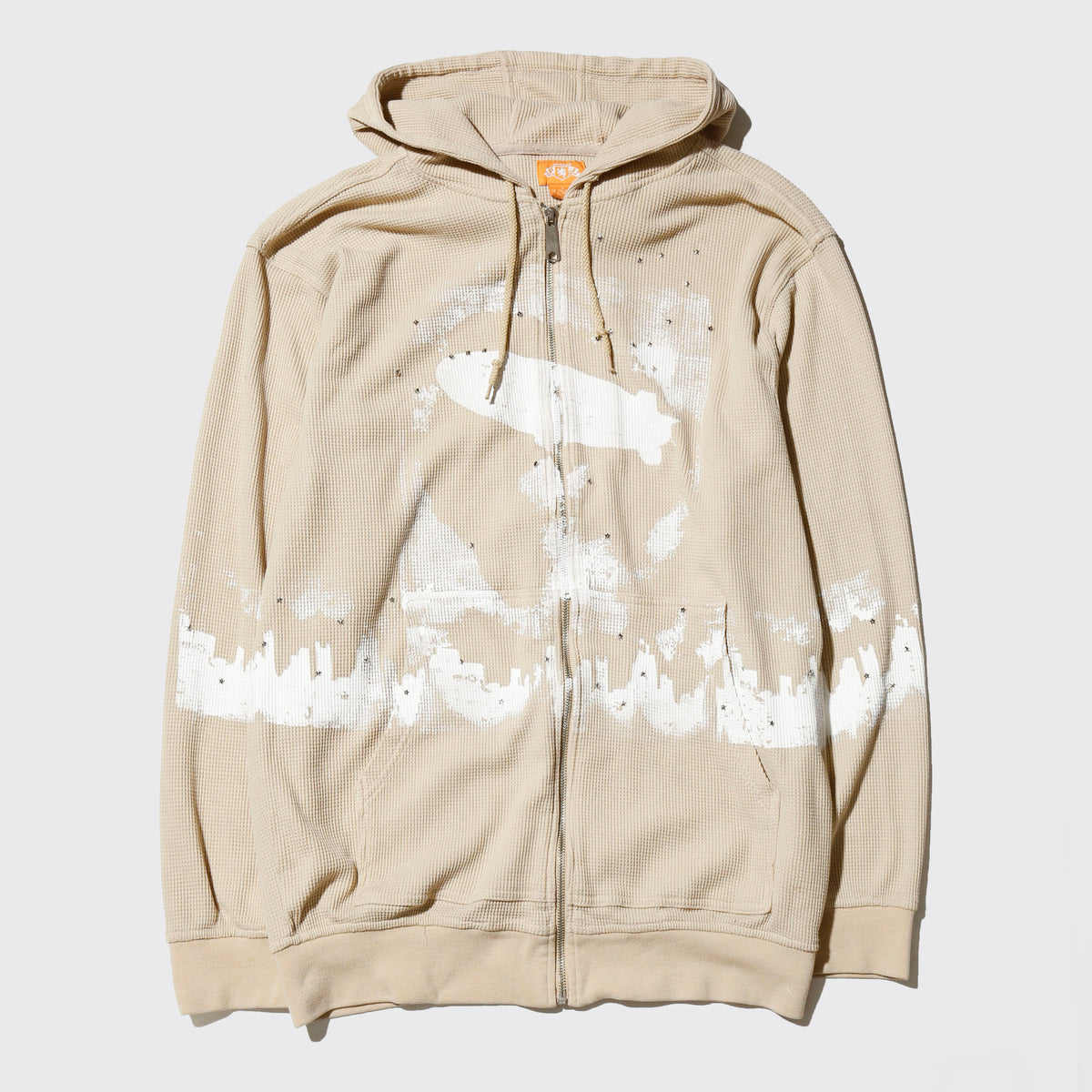 *one-off "the world is yours" hand screen hoodie