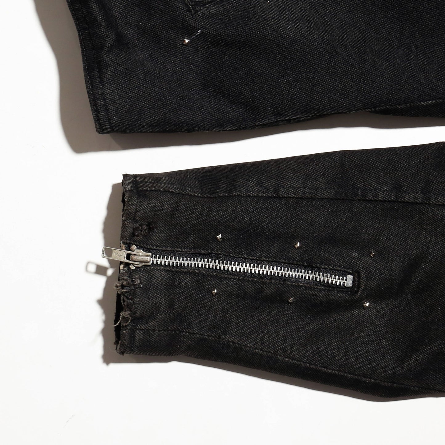 vintage 90's harley-davidson studs double riders jacket