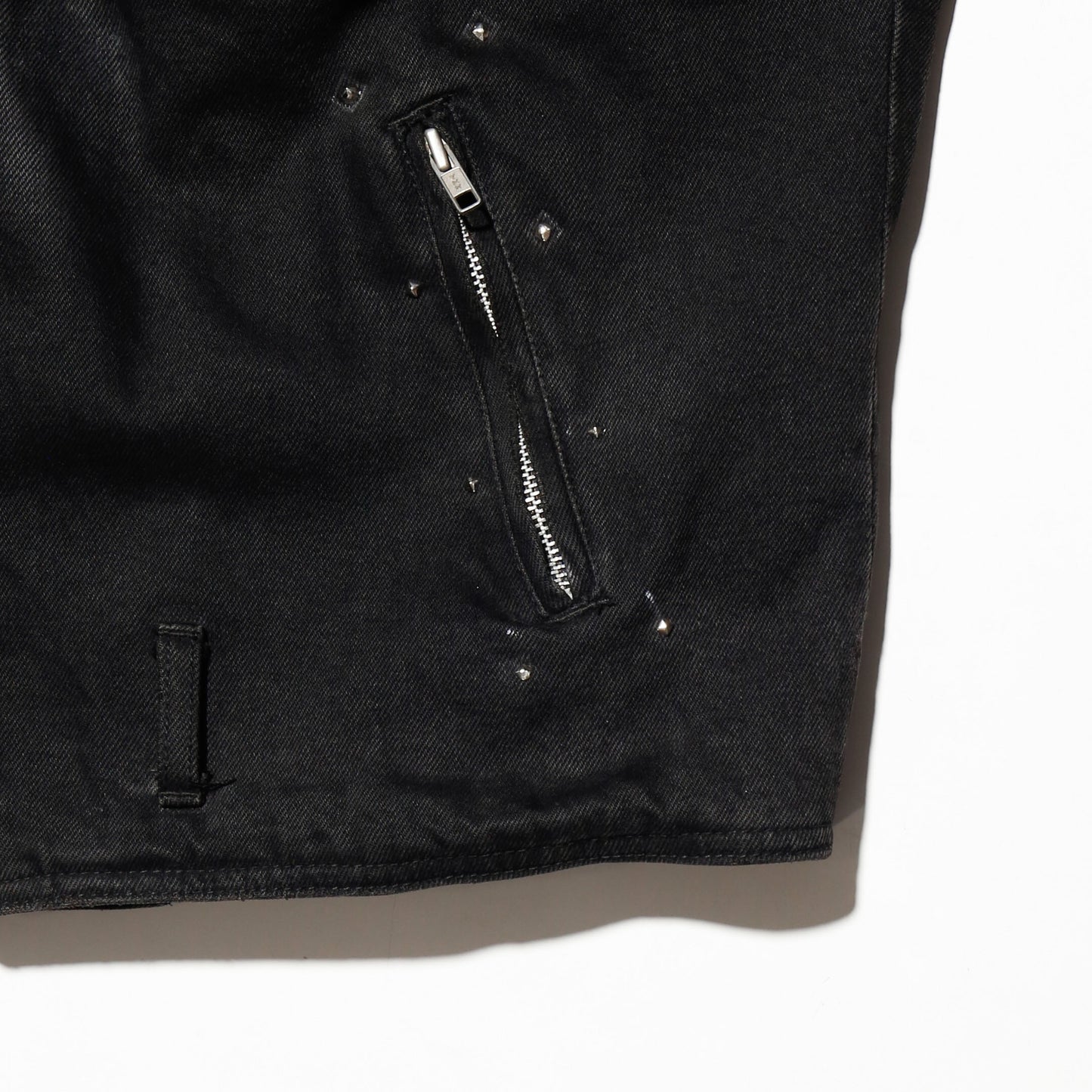 vintage 90's harley-davidson studs double riders jacket